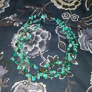 Aqua necklace